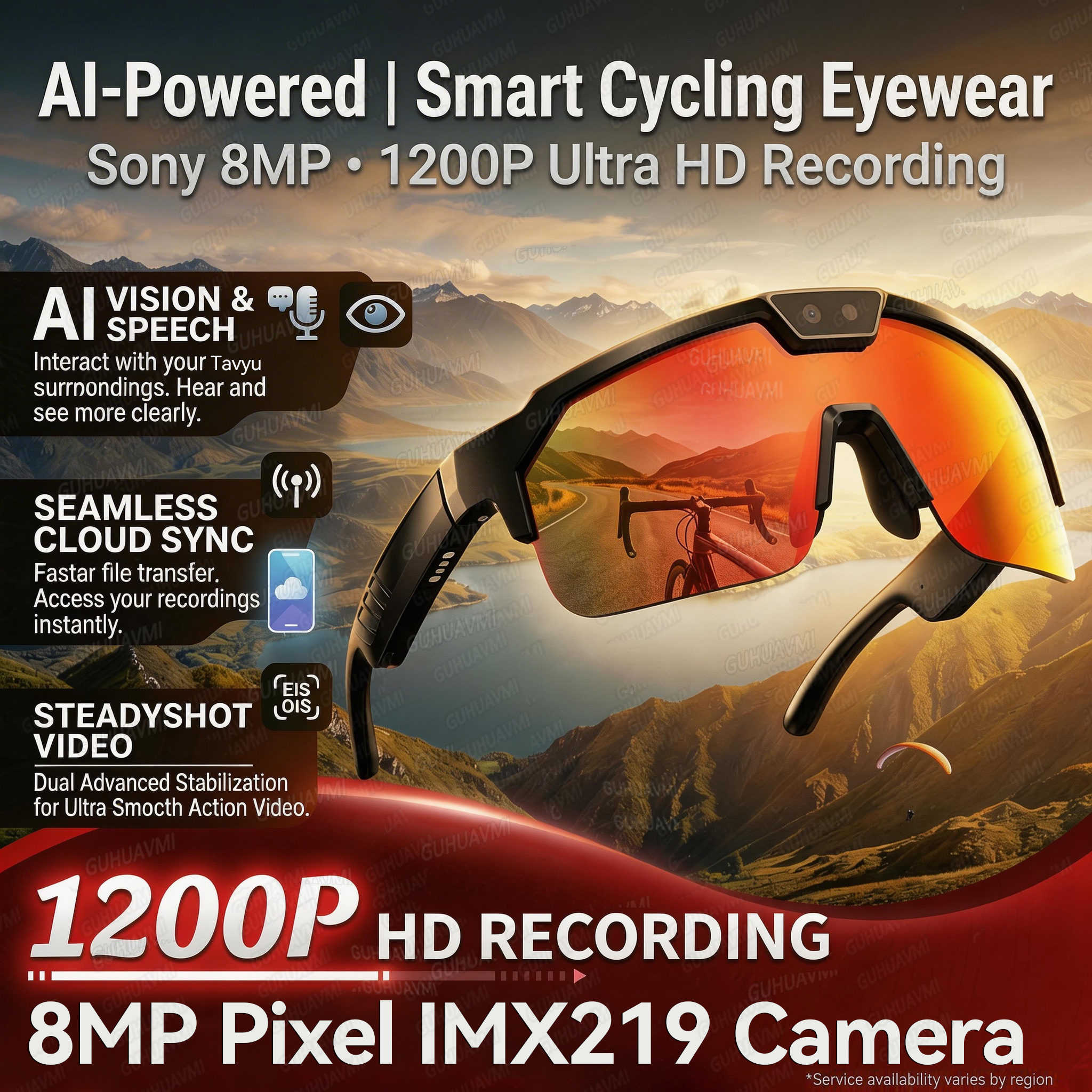 2026New AI Smart Glasses 1200P - Audio Music For Video 评论和价格