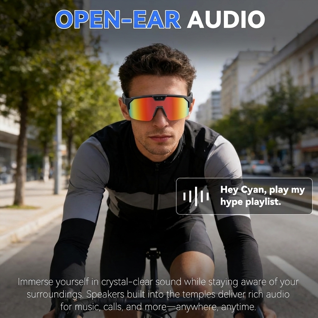 2026New AI Smart Glasses 1200P - Audio Music For Video 评论和价格