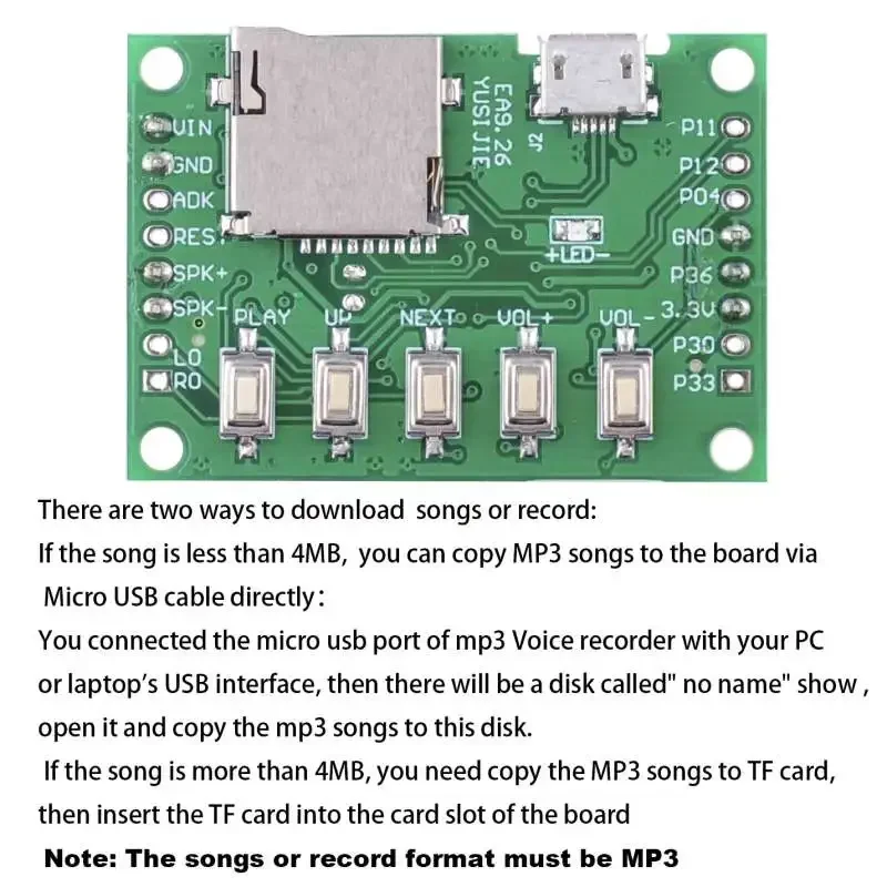 MP3 Voice Module Kit Welcomer  - Audio Music Mp3 Download Free 评论和价格