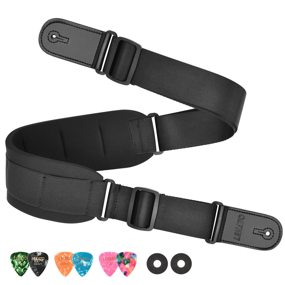 LEKATO Guitar Strap Holder Bel - Guitar Strap Padded 评论和价格