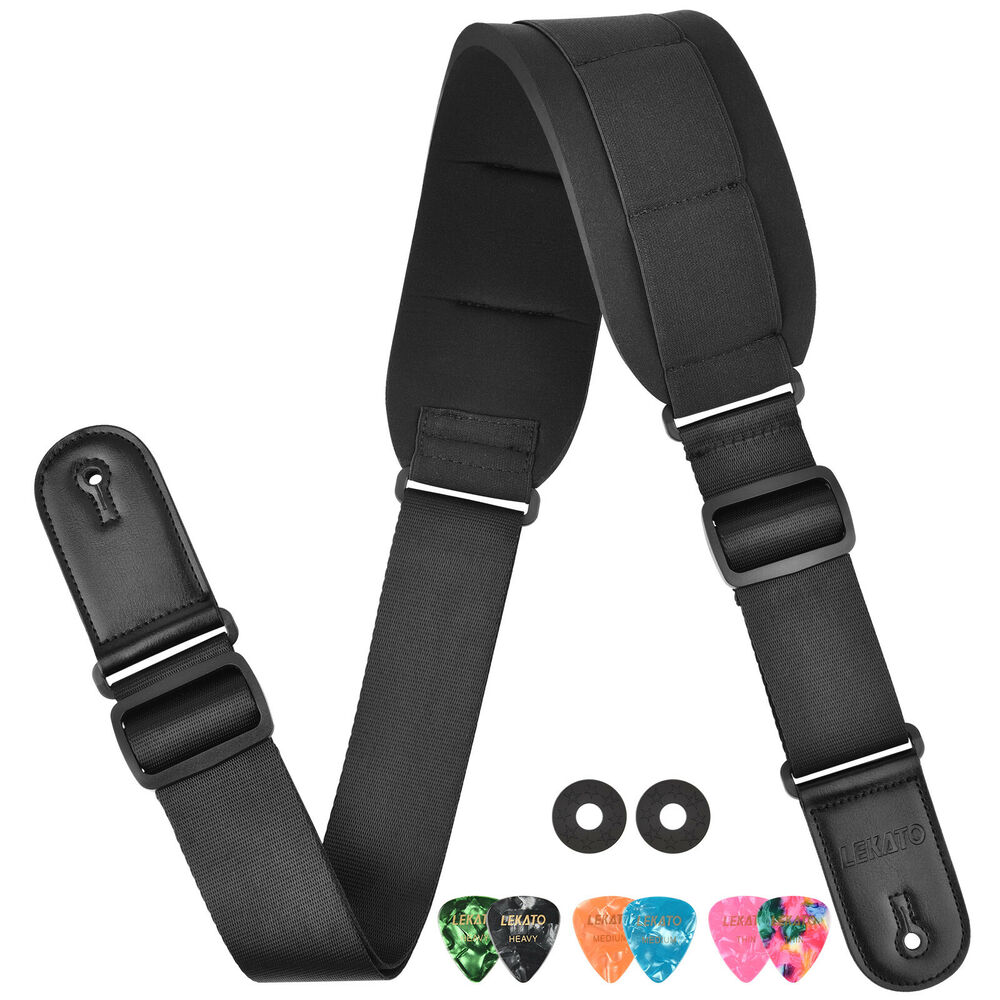 LEKATO Guitar Strap Holder Bel - Guitar Strap Padded 评论和价格