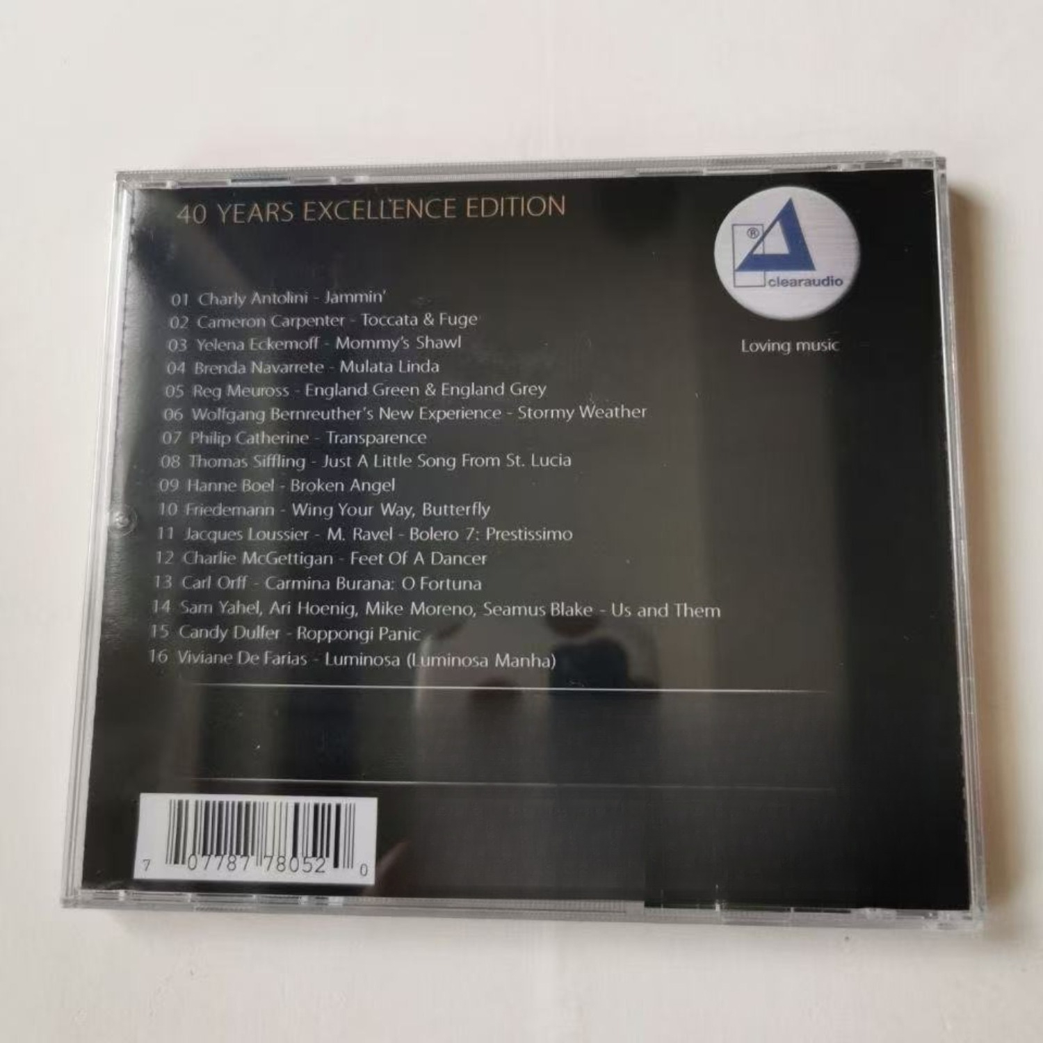 Audiophile HQ CD Clearaudio 40 - Audio Music Test 评论和价格