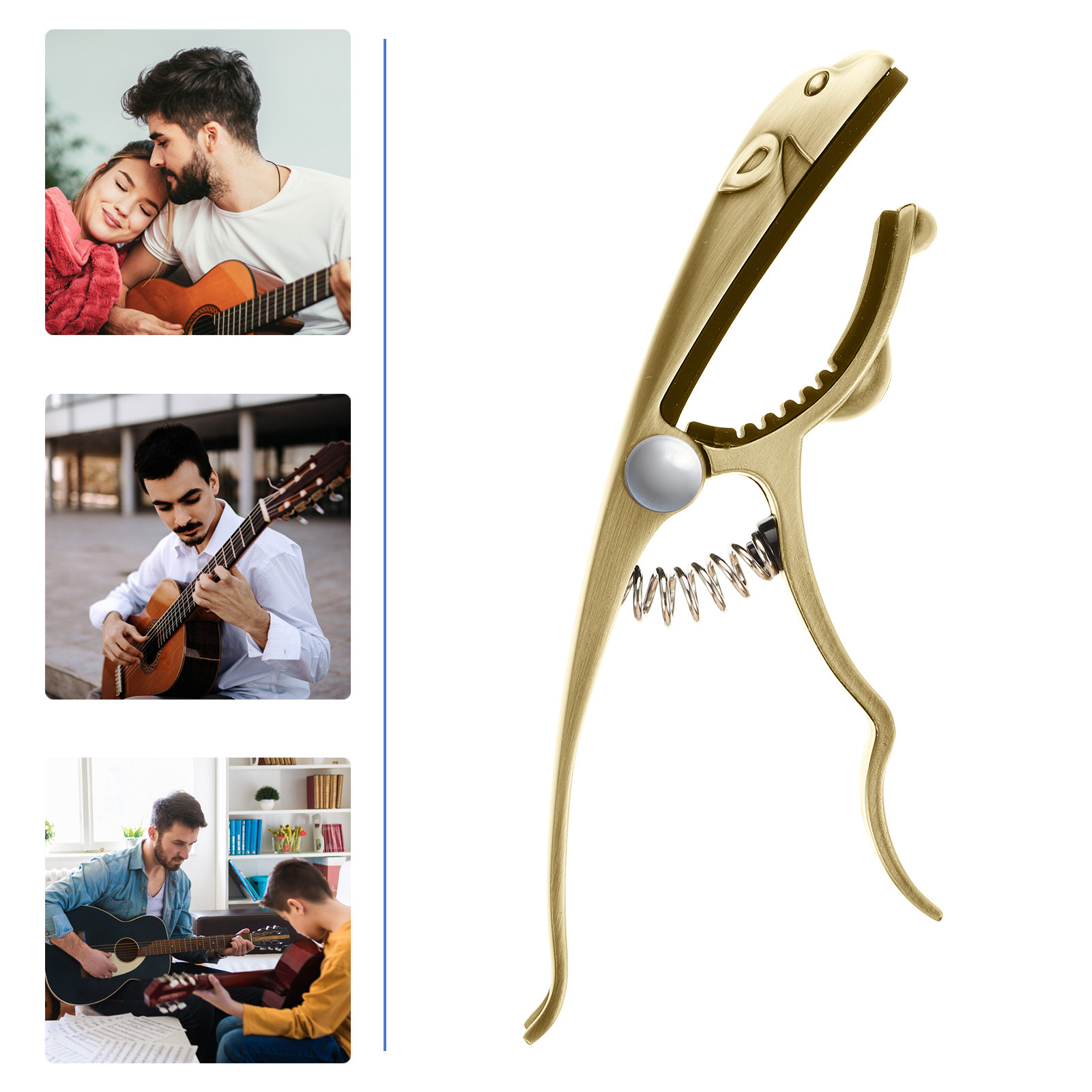 1Pcs Guitar Capo Zinc Alloy Me - Guitar Capo Clip 评论和价格