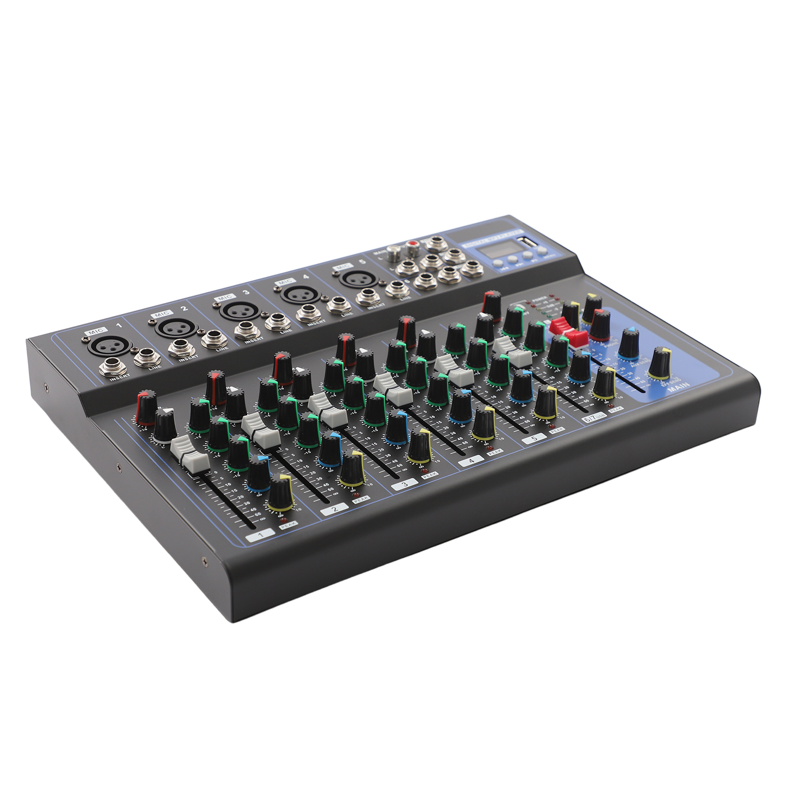 7-channel Audio Mixer Console  - Audio And Music Mixer 评论和价格