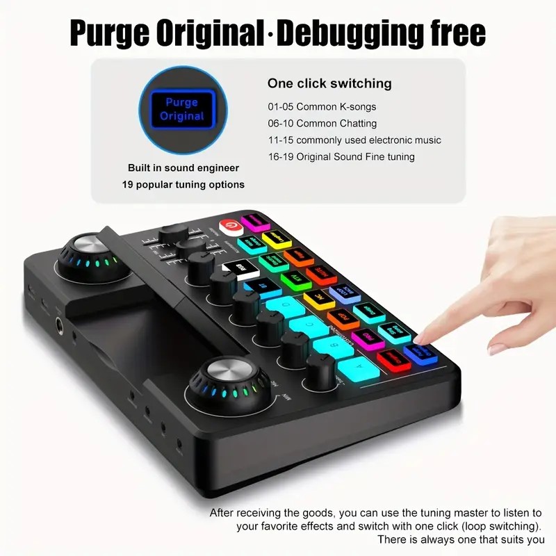 Audio Mixer, Live Sound Card w - Audio And Music Mixer 评论和价格
