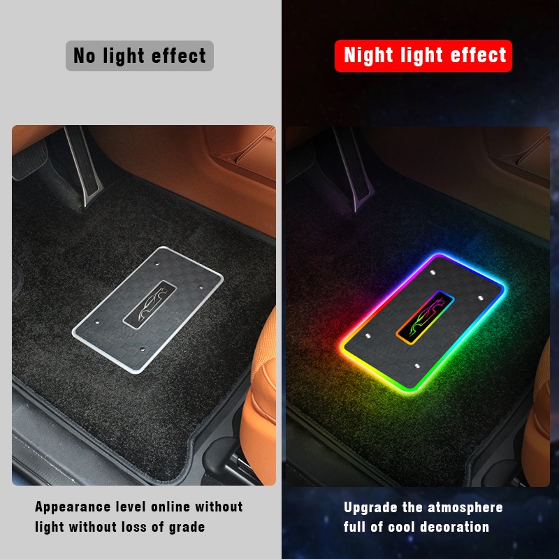 Universal Car LED Floor Mat Am - Audio Music Light 评论和价格