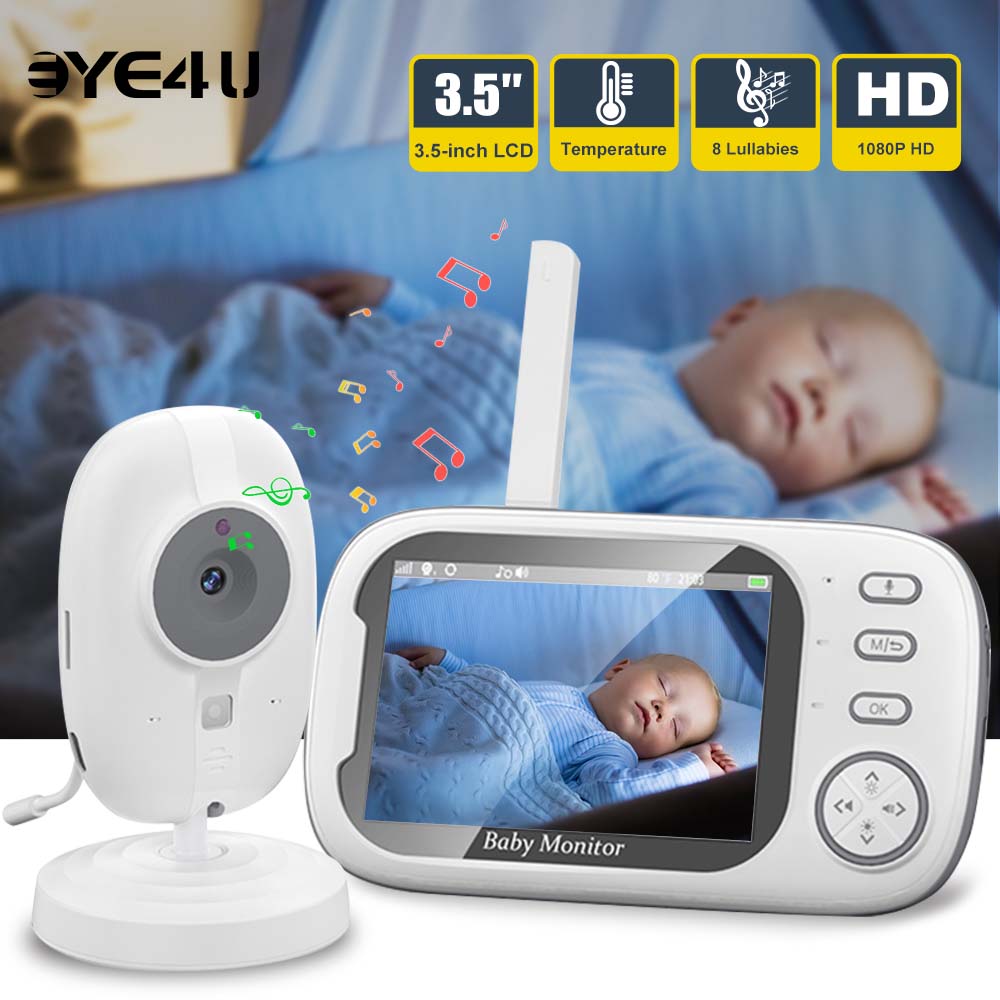 3.5'' Video Baby Monitor 2.4G  - Audio Music For Video 评论和价格