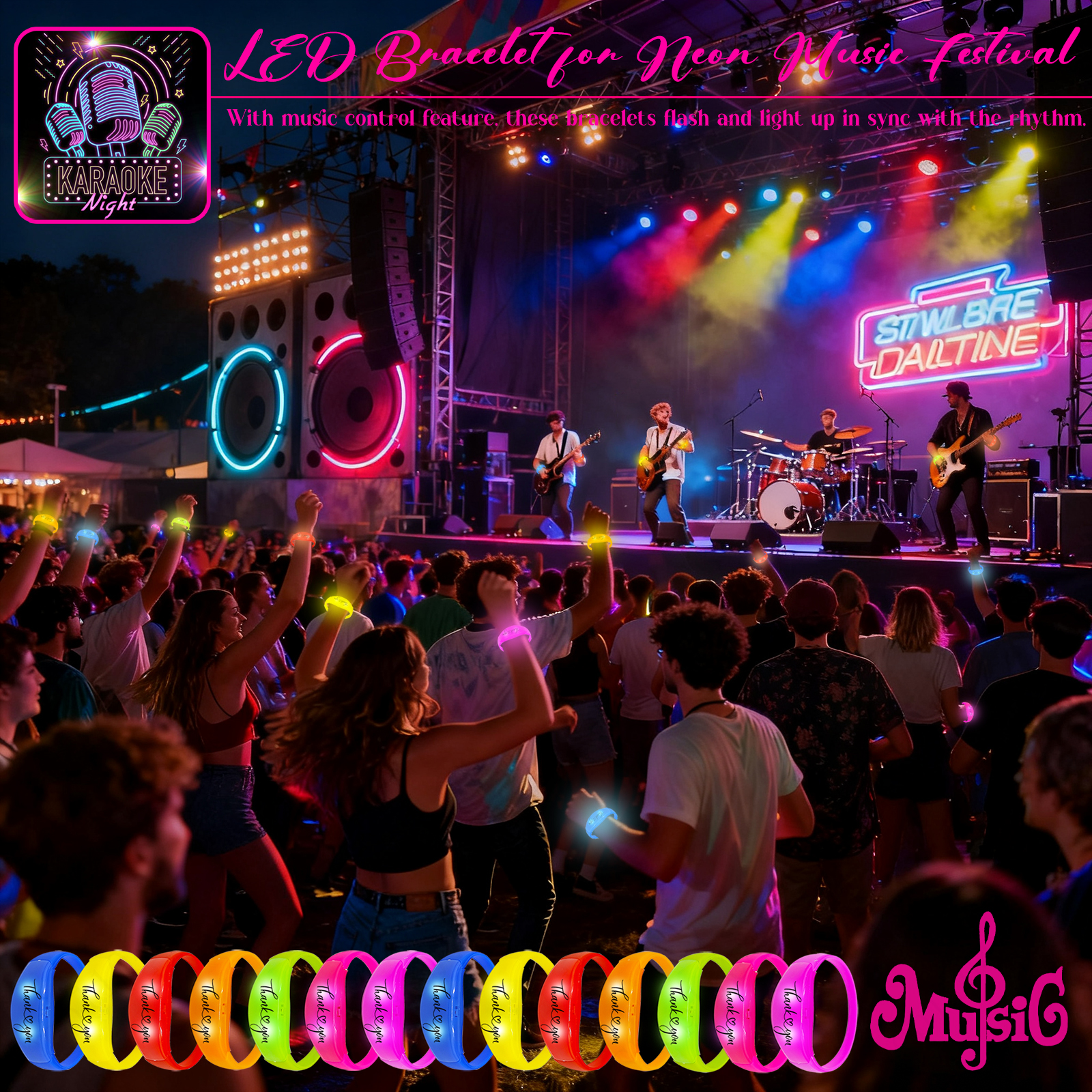 20-200Pcs Music And Sound Acti - Audio Music Light 评论和价格