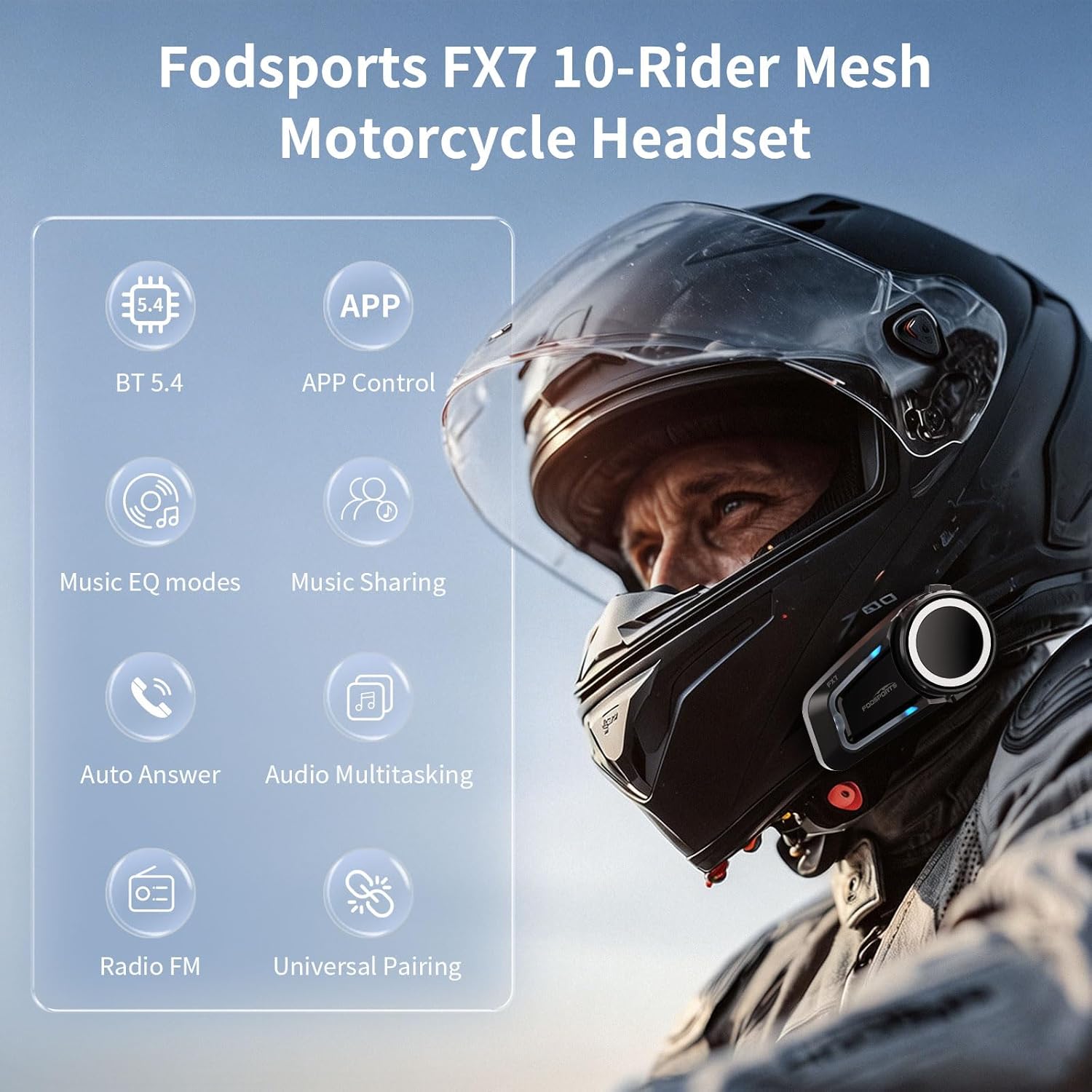 10-Rider Mesh Motorcycle Bluet - Audio And Music 评论和价格