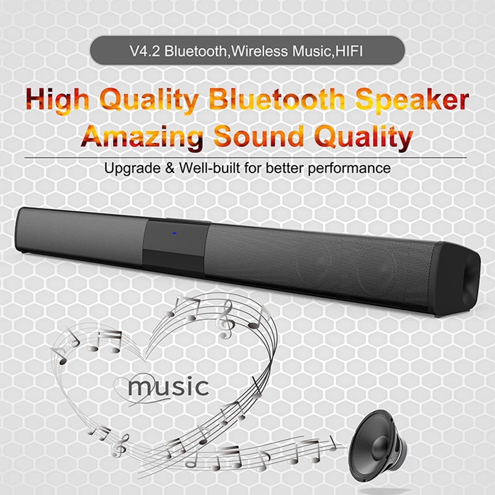 40W Bluetooth Speaker column H - Audio Music Center 评论和价格