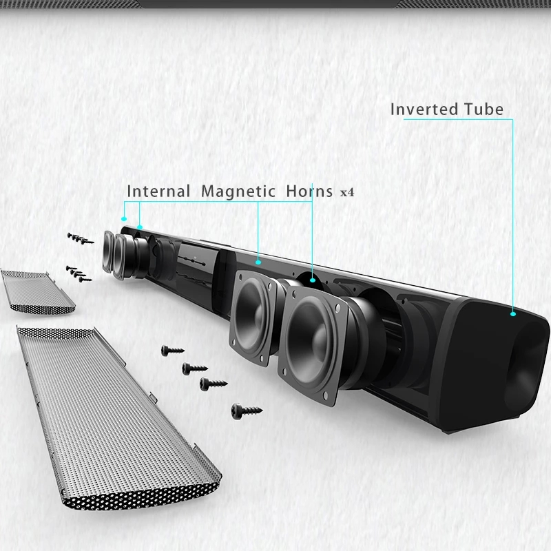 40W Bluetooth Speaker column H - Audio Music Center 评论和价格