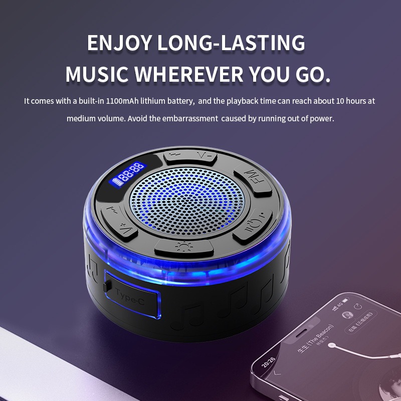 Bathroom Waterproof Wireless B - Apple Music Audio Quality 评论和价格