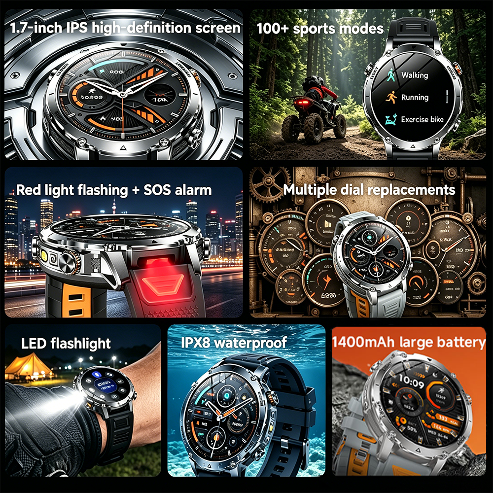 2026New Military Sports Smart  - Audio Music Light 评论和价格