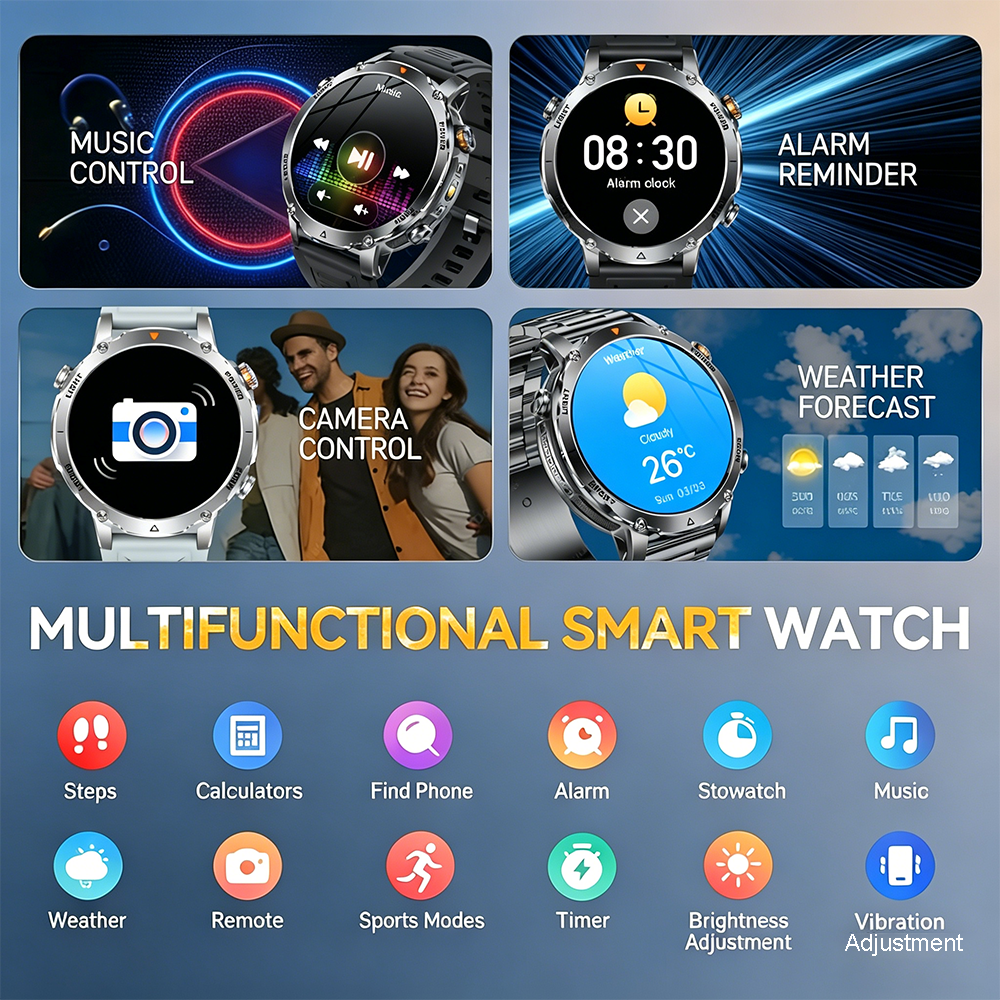 2026New Military Sports Smart  - Audio Music Light 评论和价格