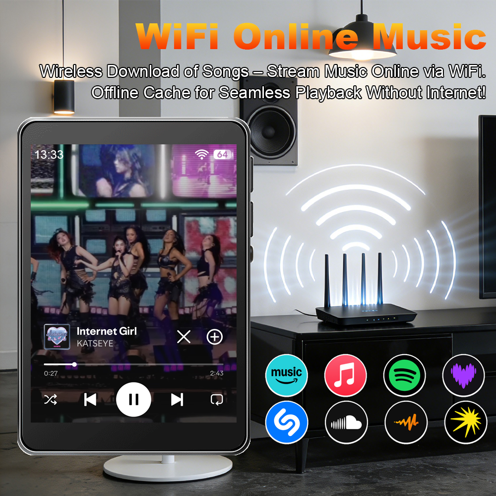 WiFi MP3 Player Andriod 10 Spo - Audio Music Mp3 Download Free 评论和价格