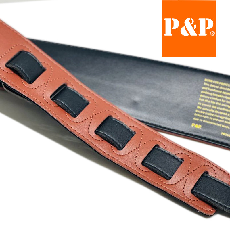 Adjustable 2.5 Inch Genuine Le - Guitar Strap Padded 评论和价格