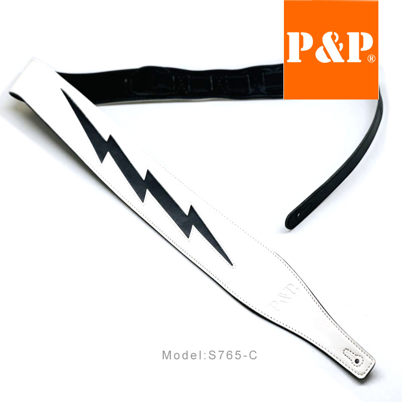 Adjustable 2.5 Inch Genuine Le - Guitar Strap Padded 评论和价格